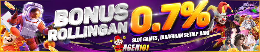 BONUS ROLLINGAN SLOT 0.7% SETIAP HARI